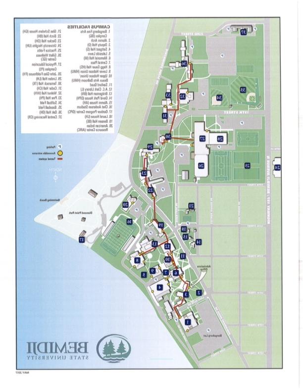 BSU Tunnel Map